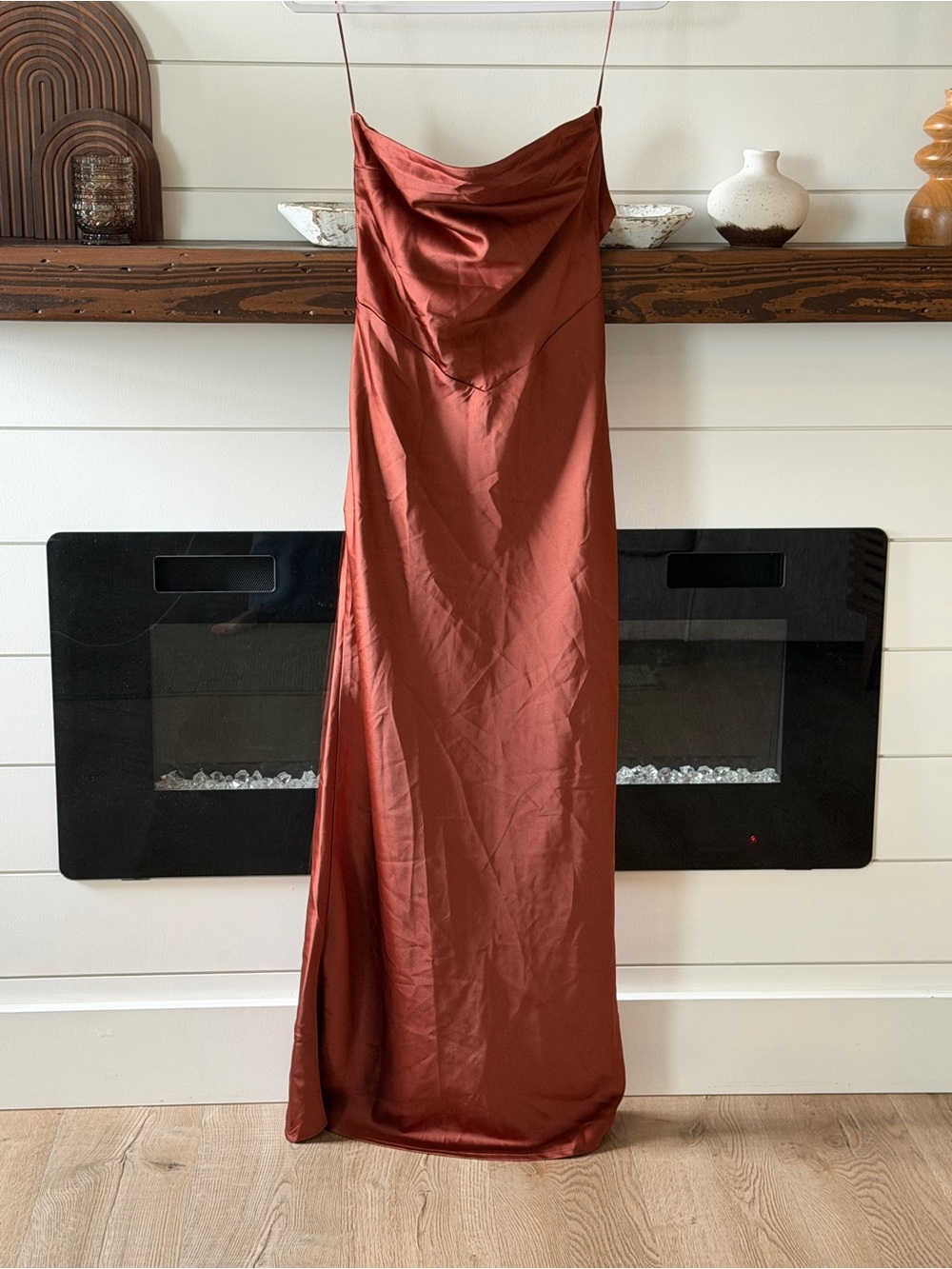Altar'd State Copper Rust Maxi  Dress